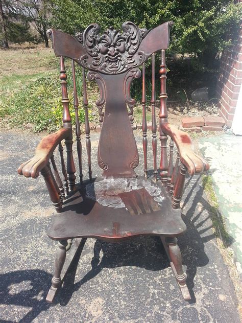 Found This Antique Carved Face Chair Anyone Know Anything About It