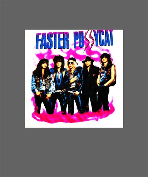 Faster Pussycat Music Classic 80s Painting By Morgan Freddie Fine Art