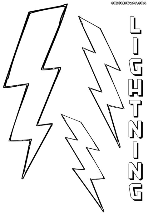 Lightning coloring pages | Coloring pages to download and print