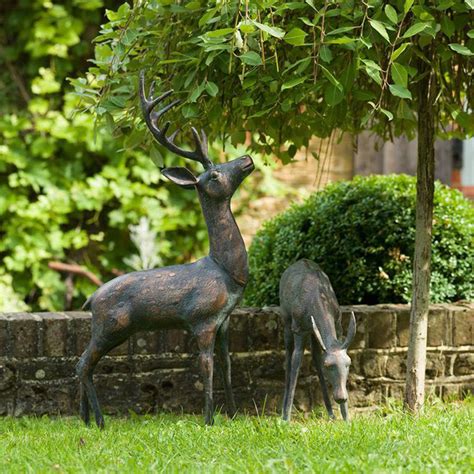 Shop our best selection of animal garden statues to reflect your style and inspire your outdoor space. Large Animal Garden Statues|Suffolk Show Deer Statue ...