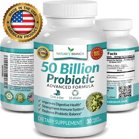 Amazon Com Best Billion Probiotic Strains Digestive Health