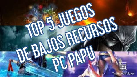 Massively multiplayer online video games or mmorpg are video games with a special charm. TOP 5 JUEGOS DE BAJOS RECURSOS PARA PC/ TOP JUEGOS BAJOS ...