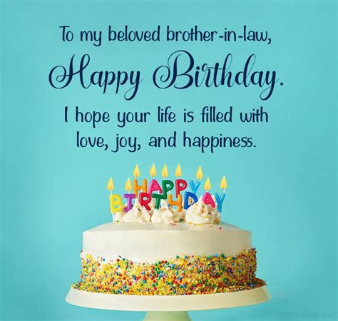 Birthday Wishes For Brother In Law Best Quotations Wishes Greetings For Get Motivated