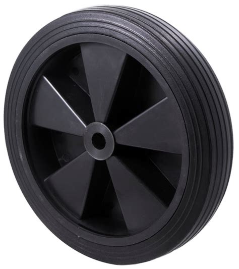 Prp250 100 Kg 250mm Black Rubber Dandenong Wheels And Castors