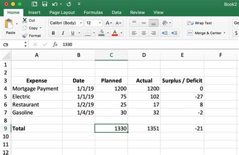 How To Make A Budget In Excel Financial Markets Before Its News