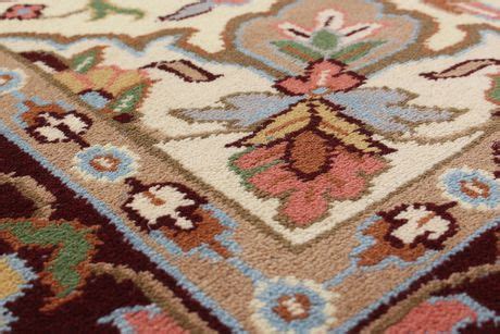eCarpetGallery Hand Knotted Kashmir Cream Wool Rug 6'3" X 9'0