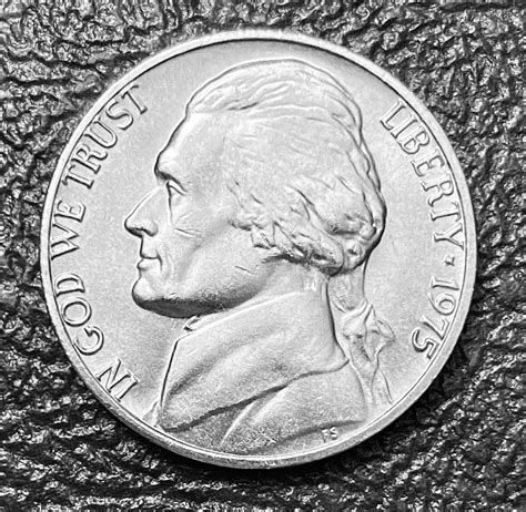 Uncirculated 1975 Jefferson Nickel For Sale Buy Now Online Item