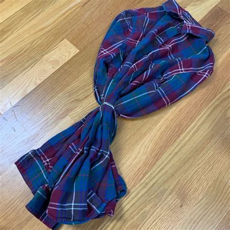 Bleach Flannel Diy Boutique Style Shirt For Just Pennies