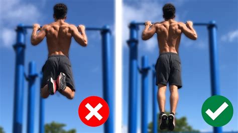 How To Do Proper Pull Ups For Beginners Stop Swinging Youtube