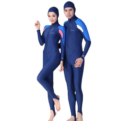 Upf Lycra Swim Stinger Suit Dive Skin Snorkeling Surf Waterski Anti