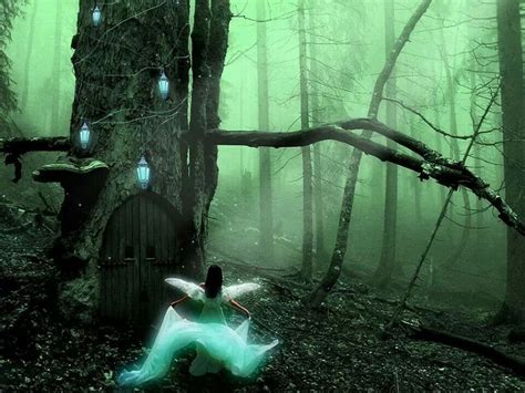 Forest Faerie With Images Forest Fairy Fantasy Images Dark Fairytale