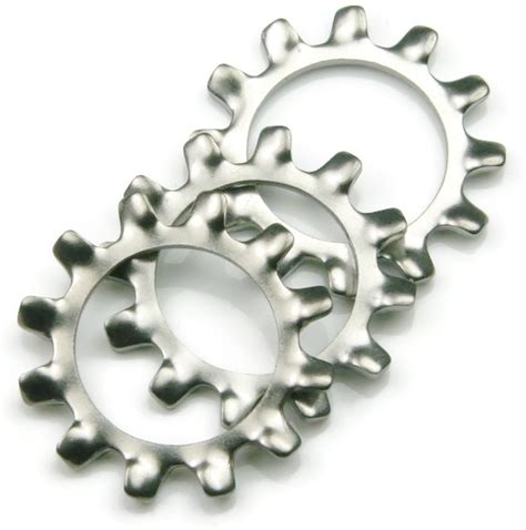 Stainless Steel External Tooth Star Lock Washer 5 Qty 100 Ebay