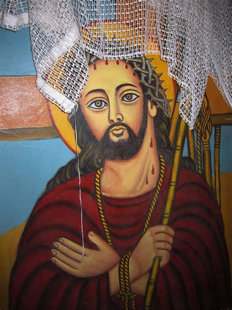 Traditional Ethiopian Coptic Religious Art Depicting Chris Flickr