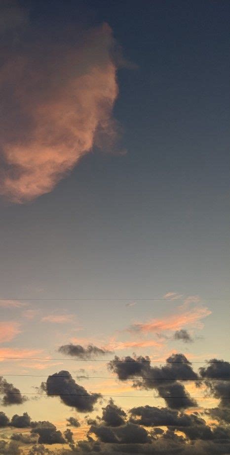 Aesthetic Wallpaperlockscreen Of Florida Sky With Clouds Lock Screen