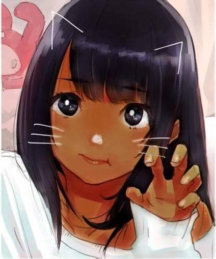 Anime Kawaii Girl With Brown Hair Anime Wallpaper Hd
