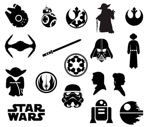 Buy Star wars svg,cut files,silhouette clipart,vinyl files, and download