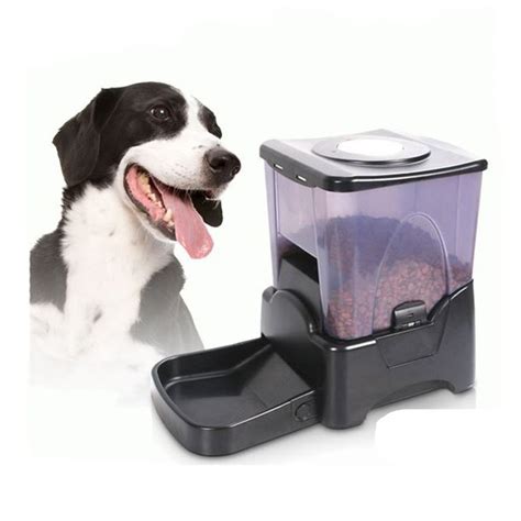 Cacoffay Large Automatic Dog Cat Pet Feeder Programmable Feeder With