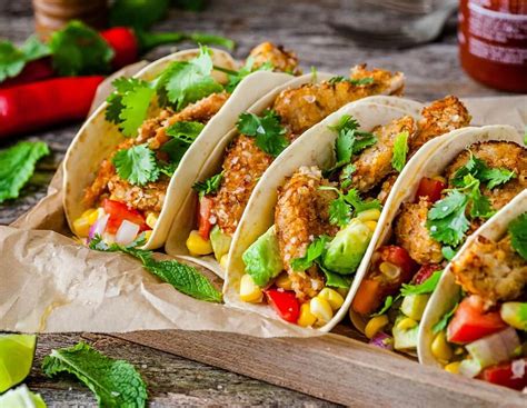 Spiced Crumbed Chicken Soft Tacos The Healthy Mommy Us