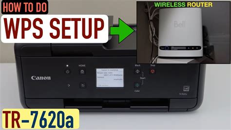 Canon Pixma Tr7620a Wps Setup Connect To Router Wps Push Button