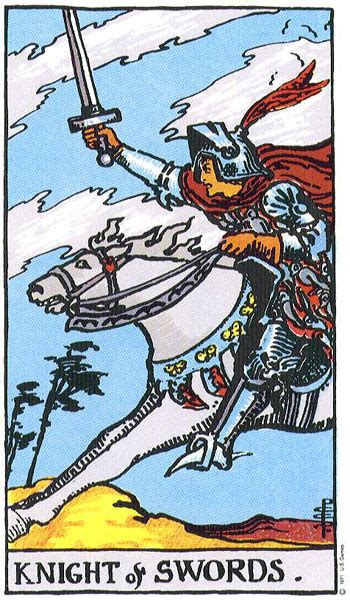 The knight of pentacles in tarot stands for being unwavering, cautious, thorough, realistic, and. Tarot Card Message - Knight of Swords {Kathryn Ravenwood}