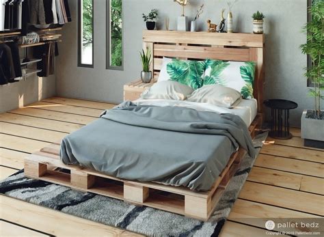 The Twin Pallet Bed In 2020 Diy Pallet Bed Wooden Pallet Beds Bed