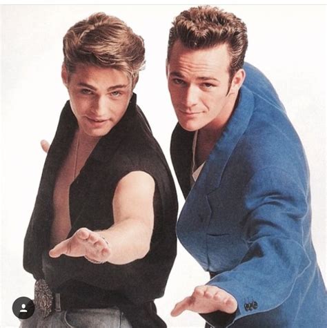 Jason Priestly And Luke Perry Beverly Hills 90210 Luke Perry The