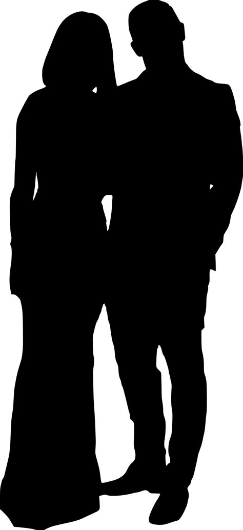 black couple silhouette