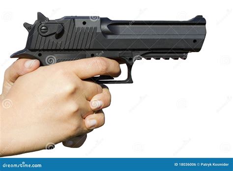 Human Hand Holding Gun Royalty Free Stock Image Image 18036006