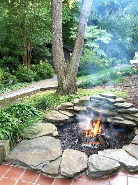 55 Awesome Backyard Fire Pit Ideas For Comfortable Relax 24