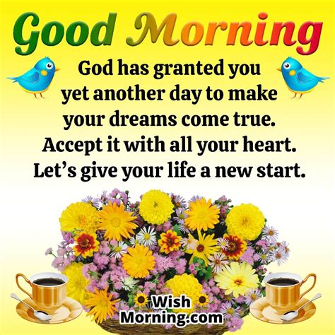 Beautiful Good Morning Messages Wish Morning