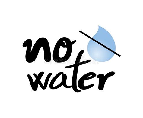 No Water Symbol Stock Vector Illustration Of Undrinkable 119633507