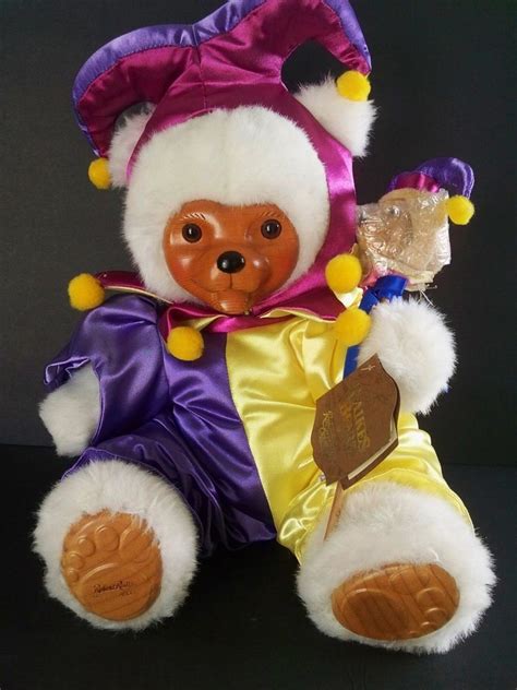 1990s Wood Face Raikes Bear Robert Raikes The Royal Court Jester 385