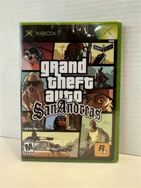 Grand Theft Auto San Andreas Sealed Rare Microsoft Xbox New 1st