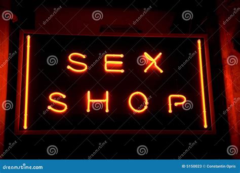 Sex Shop Stock Image Image Of Marquee Yellow Light 5150023