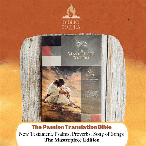 The Passion Translation Bible Masterpiece Edition Shopee Philippines