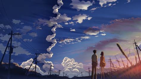 5 Centimeters Per Second Anime Sky Wallpapers Hd Desktop And Mobile