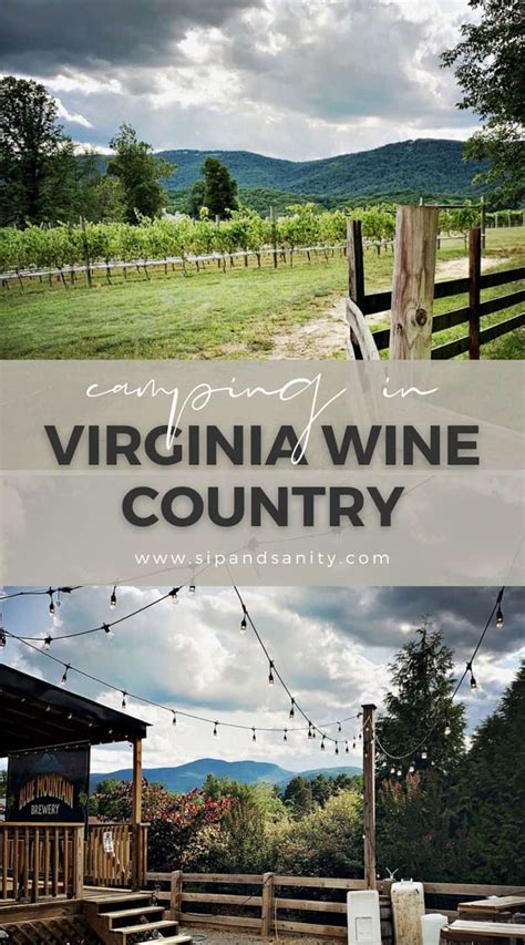 Camping In Virginia Wine Country Plus Recipes Checklist Sip Sanity