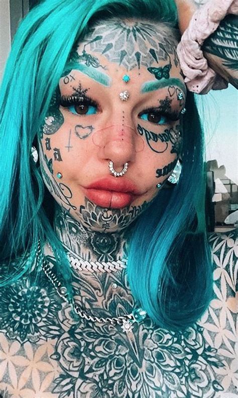 Tattoo Model Flaunts Bold New Piercings After Covering Of Her Body