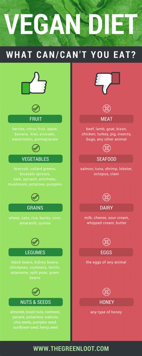 what vegans can and can t eat food list and substitutes the green loot
