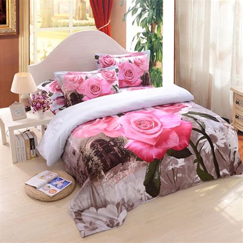 .bedding pink bedding purple bedding silver bedding teal bedding yellow bedding single last but not the least, the utility of these super king bed sets come in complete as well as two or. 3D Pink Rose Bedding Set | EBeddingSets