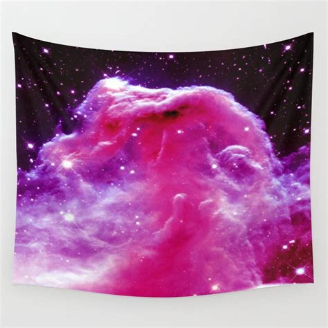 Horsehead Nebula Pink And Purple Wall Tapestry By Me101 Society6