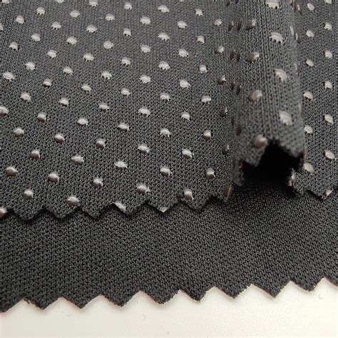 Anti Slip Nonslip Polyester Knit Fabric With Pvc Dots Silicone Dots