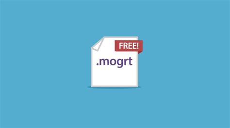 Free Mogrt File Premiere Pro