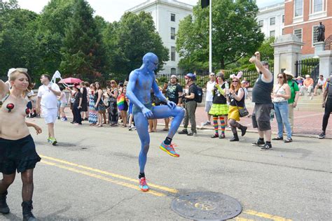 Boston Pride Parade Walking Naked And Blue By Miss Tbones On My Xxx