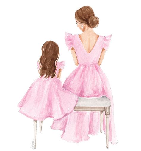 Mother and Daughter | Mother daughter art, Mother and ...