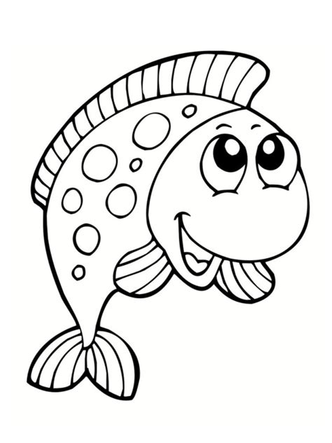 Poissons coloriages