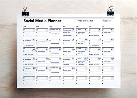 Social Media Calendar And Planner Rumble Design Store