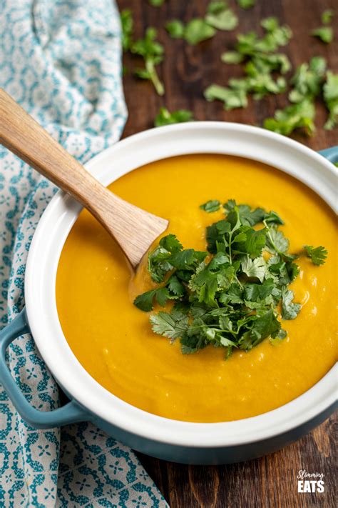 Ginger Carrot Cauliflower Soup Stovetop Or Instant Pot Slimming Eats