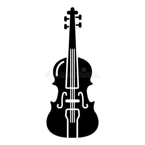 Violin Icon Simple Style Stock Vector Illustration Of Musical