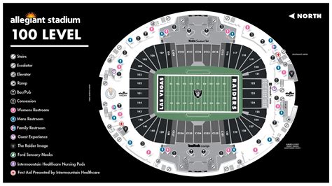 Allegiant Stadium Parking Map Las Vegas Raiders Tickets Allegiant